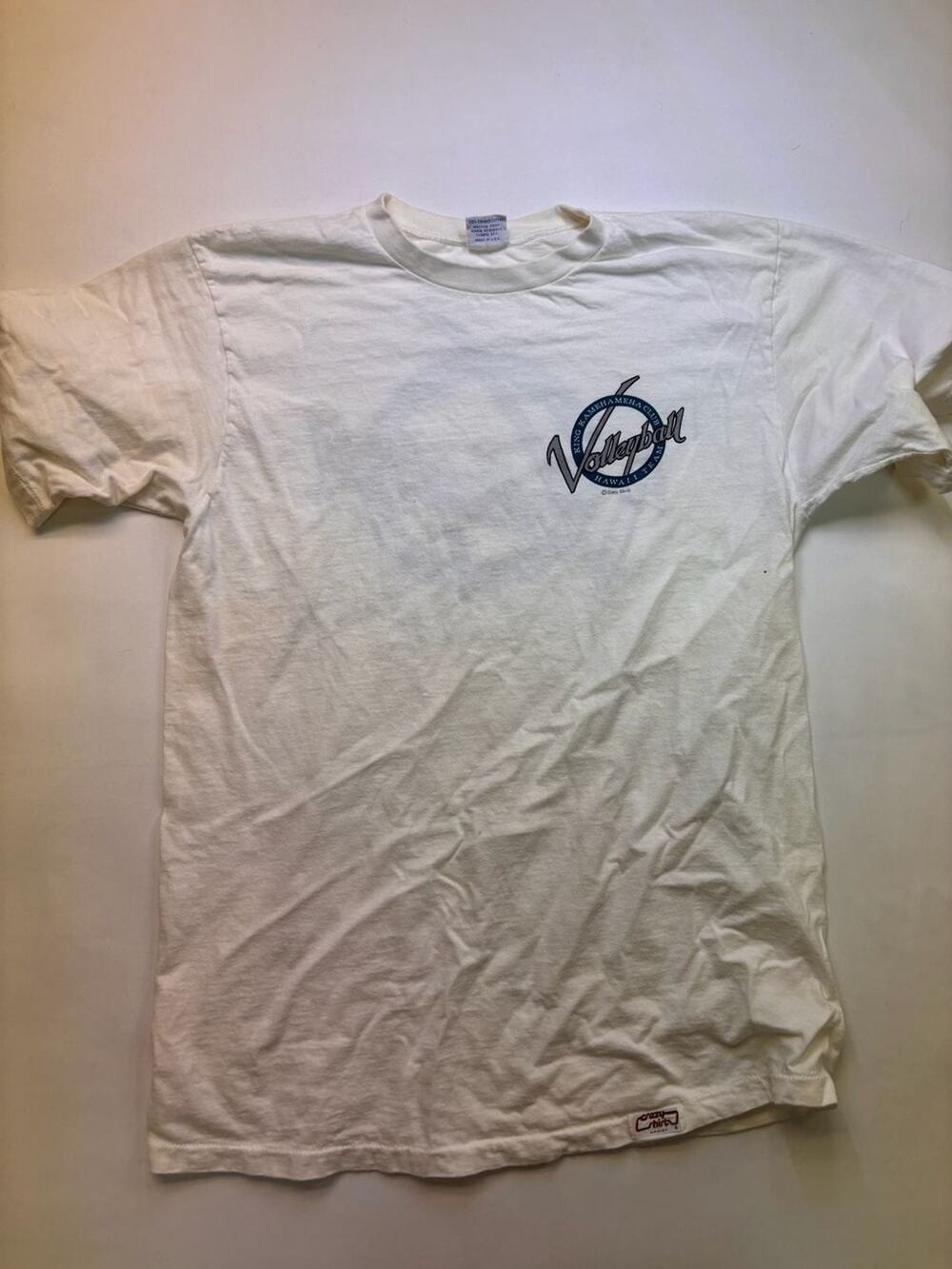 Vintage Crazy Shirts Hawaii King Kamehameha Club Volleyball Graphic T-Shirt